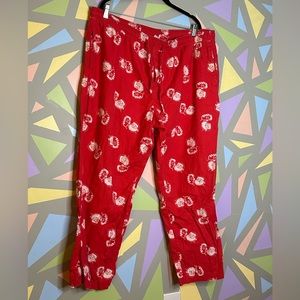 Men’s Life Is Good Santa PJ pants, size XXL